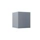 "Wandleuchte \"Cube Quarto\" in Grau Metallic"