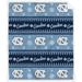 North Carolina Tar Heels 60'' x 70'' Holiday Gift Wrap Sherpa Flannel Fleece Blanket