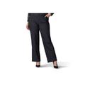 Plus Size Women's Regular Fit Flex Motion Trouser Pant by Lee in Black (Size 24 T)