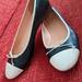 J. Crew Shoes | J. Crew Black And Cream White Ballet Flats Size 10 | Color: Black/Cream | Size: 10