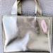 Victoria's Secret Bags | Nwt Victoria Secret Metallic Tote Bag | Color: Gold | Size: 8” X 10.5”