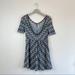 Free People Dresses | Free People Blue Knit Babydoll Mini Dress | Color: Blue/Gray | Size: S