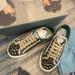 Gucci Shoes | Gucci 1977 Tennis Liberty Of London Low-Top Sneakers Eu 36/6 Or 37.5/Us 7.5 | Color: Green/Red | Size: Various