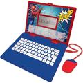 Lexibook - Spider-Man Educational and Bilingual Laptop Italian/English - Toy with 124 Activities to Learn, Play Games and Music - Blue/White, JC598SPi5