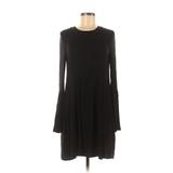 BCBGeneration Casual Dress - A-Line: Black Solid Dresses - Women's Size Medium