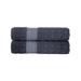 Brooks Brothers Circle In Square 2 Pcs Bath Sheets Turkish Cotton in Gray/Black | Wayfair circleanth2bs