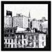 Oliver Gal Quiet City Buildings Sketch Modern White - Picture Frame Graphic Art Paper in Black/White | 0.75 D in | Wayfair 30022_30x30_PAPER_FLAT