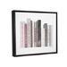 Stupell Industries Fashion Designer Bookstack Grey Watercolor Canvas Wall Art By Amanda Greenwood Canvas in Pink | 25 H x 31 W x 1.7 D in | Wayfair