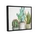 Stupell Industries Modern Succulents Pattern Grey Watercolor Painting Canvas Wall Art By Lisa Audit Canvas in Green | 17 H x 21 W x 1.7 D in | Wayfair