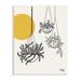 Stupell Industries Hanging Potted Plant Minimal Yellow Sun Lines Wall Plaque Art By Jess Baskin in Brown/White/Yellow | Wayfair an-470_wd_10x15