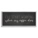 Stupell Industries I"ll Work When Coffee Does Funny Calligraphy Sign Canvas in Gray/White | 10 H x 24 W x 1.5 D in | Wayfair an-907_gff_10x24