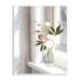 Stupell Industries Sunlit Flower Bouquet Blooming White Petals Windowsill Wall Plaque Art By Leah Straatsma Canvas in Green/Pink/White | Wayfair