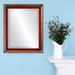 Astoria Grand Reposa Traditional Beveled Accent Mirror Wood in Brown | 33 H x 27 W x 1 D in | Wayfair 6CFBA4D575A4406EA8A9A69B1FBB3A10