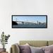 Ebern Designs Panoramic Suspension Bridge Across a bay, Bay Bridge, San Francisco Bay, San Francisco, California | 12 H x 48 W x 1.5 D in | Wayfair