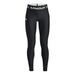 Under Armour Girls' Armour Legging (Size XL) Black-White, Polyester,Elastine