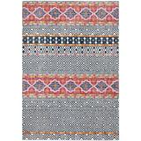 Blue/Navy 30 W in Indoor Area Rug - Bungalow Rose Dishant Southwestern Navy/Ivory/Pink Area Rug | Wayfair 8A05426E8CFC4F818083123E7CE21201