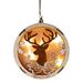 The Holiday Aisle® LED Wooden Hanging Figurine Ornament Metal | 2 H x 5.5 W x 5.5 D in | Wayfair D0635FA8EBF24090ACDE112ACB14EECF