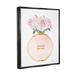 Rosdorf Park and Gold Round Perfume Bottle w/ Roses Canvas Wall Art by Amanda Greenwood Canvas in Pink | 21 H x 17 W x 1.7 D in | Wayfair