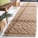 White 96 x 27 x 0.39 in Indoor Area Rug - Union Rustic Natural Fiber 381 Area Rug In Natural/Beige Wool/Jute & Sisal | Wayfair