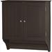 Red Barrel Studio® 23.8" W x 25.4" H x 8.9" D Wall Mounted Bathroom Cabinet Manufactured Wood in Brown/Gray | 25.4 H x 23.8 W x 8.9 D in | Wayfair