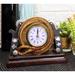 Union Rustic Bompartito Tabletop Clocks Resin in Brown/Gray | 5.25 H x 7 W x 2.25 D in | Wayfair 28305560DF29486F9C5D0BFFA49BDBC6