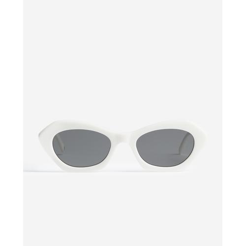 Katzenaugen-sonnenbrille Weiß