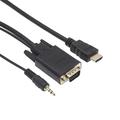 APM 590491 – Kabel Hdmi Stecker/VGA Stecker + Klinke 3,5 männlich – 1,80 m