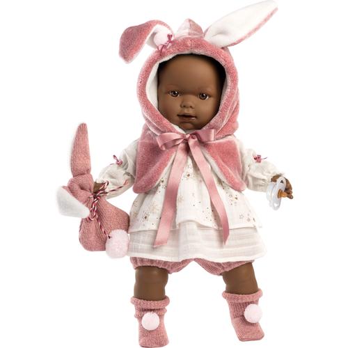 "Babypuppe LLORENS ""Nicole, 42 cm"" Puppen rosa (rosa, weiß) Kinder Babypuppen Made in Europe"