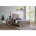 Alana Silver Champagne King Panel Beds