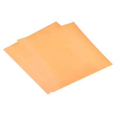 20x20" PVC Backdrop, 2 Pack Seamless Non-Reflection Photo Background, Orange