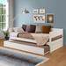 Tribeca Wood Panel Twin Size Daybed - with Twin Trundle