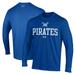 Men's Under Armour Royal Hampton Pirates Performance Long Sleeve T-Shirt