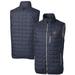 Men's Cutter & Buck Navy Cleveland Browns Eco Insulated Full-Zip Puffer Vest