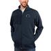 Men's Antigua Heather Navy Penn State Nittany Lions Course Full-Zip Jacket