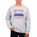 Men's Uscape Apparel Heather Gray SMU Mustangs Premium Heavyweight Crewneck Sweatshirt