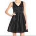 Jessica Simpson Dresses | Jessica Simpson A-Line Bow-Back V-Neck Dress | Color: Black | Size: 6