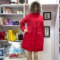 Ralph Lauren Jackets & Coats | Lauren Ralph Lauren Nwt! Red Faux Fur Trimmed Hooded Coat Jacket Size M | Color: Red | Size: M