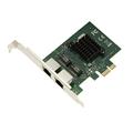 KALEA-INFORMATIQUE Network controller card PCIe x1 2 ports RJ45 DUAL LAN GIGABIT ethernet 10 100 1000Mb 1G - BroadCom BCM5720 - Low and High Profile