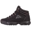Schnürboots KAPPA, Gr. 37, schwarz, Synthetik, unifarben, sportlich, Schuhe, mit kuschelig-warmem Futter