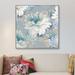 East Urban Home 'Earthly Delights II' Painting Print on Canvas in Blue/Gray/Green | 24" H x 24" W x 1" D | Wayfair 8F16A78593A249348BCA40D7C2EB8C46