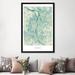 East Urban Home 'Cairo Vintage Blue Watercolor Urban Blueprint Map' Graphic Art Print on Canvas Metal in Blue/Green/White | 48 H x 32 W in | Wayfair