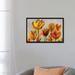 East Urban Home 'Contemporary Poppies Yellow' Print on Canvas Metal in Green/Orange/Red | 40 H x 60 W in | Wayfair 4FEE46FC2F21453EBE73CF378BC0E33E