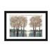 East Urban Home Approaching Woods by Doris Charest - Painting Metal in Brown/Green/White | 24 H x 32 W x 1 D in | Wayfair
