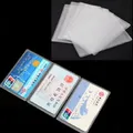 Porte-cartes de crédit transparent en PVC lot de 10 pièces étui de protection pour carte