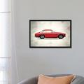 East Urban Home 'Vintage Italia Series: 1956 Maserati A6G 2000' Vintage Advertisement on Canvas in Black/Green/White | Wayfair