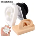 Modèle d'Oreille en Silicone Souple pour la Pratique du Tatouage Outils de Piercing Forme Carrée