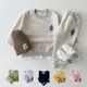 Ensemble de vêtements en coton pour bébés garçons et filles sweat-shirt + pantalon de jogging