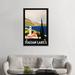 East Urban Home Italian Lakes Travel Poster by Studio W - Graphic Art Print on Canvas Metal in Blue/Green/Red | 60 H x 40 W x 1.5 D in | Wayfair