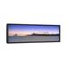 East Urban Home 'Santa Monica Beach, Santa Monica, California' Photographic Print on Canvas in Blue/Gray | 20 H x 60 W x 1.5 D in | Wayfair