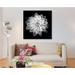 East Urban Home 'Dahlia XVII, B&W' By Magda Indigo Graphic Art Print on Canvas Paper, Cotton in Black/Gray/White | 16 H x 16 W in | Wayfair